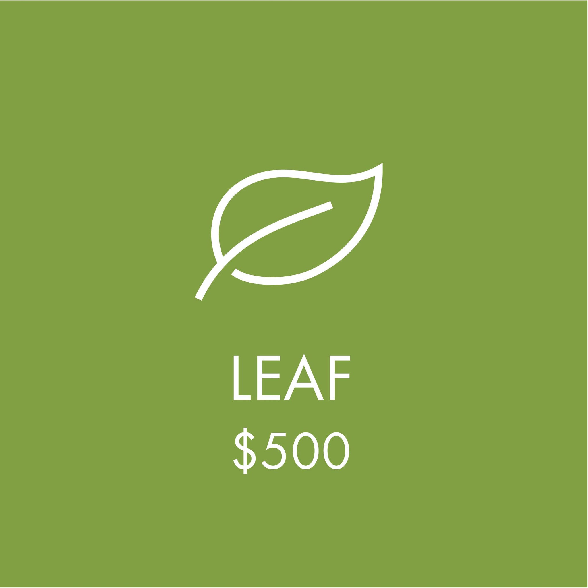 Support LongHouse - Leaf $500