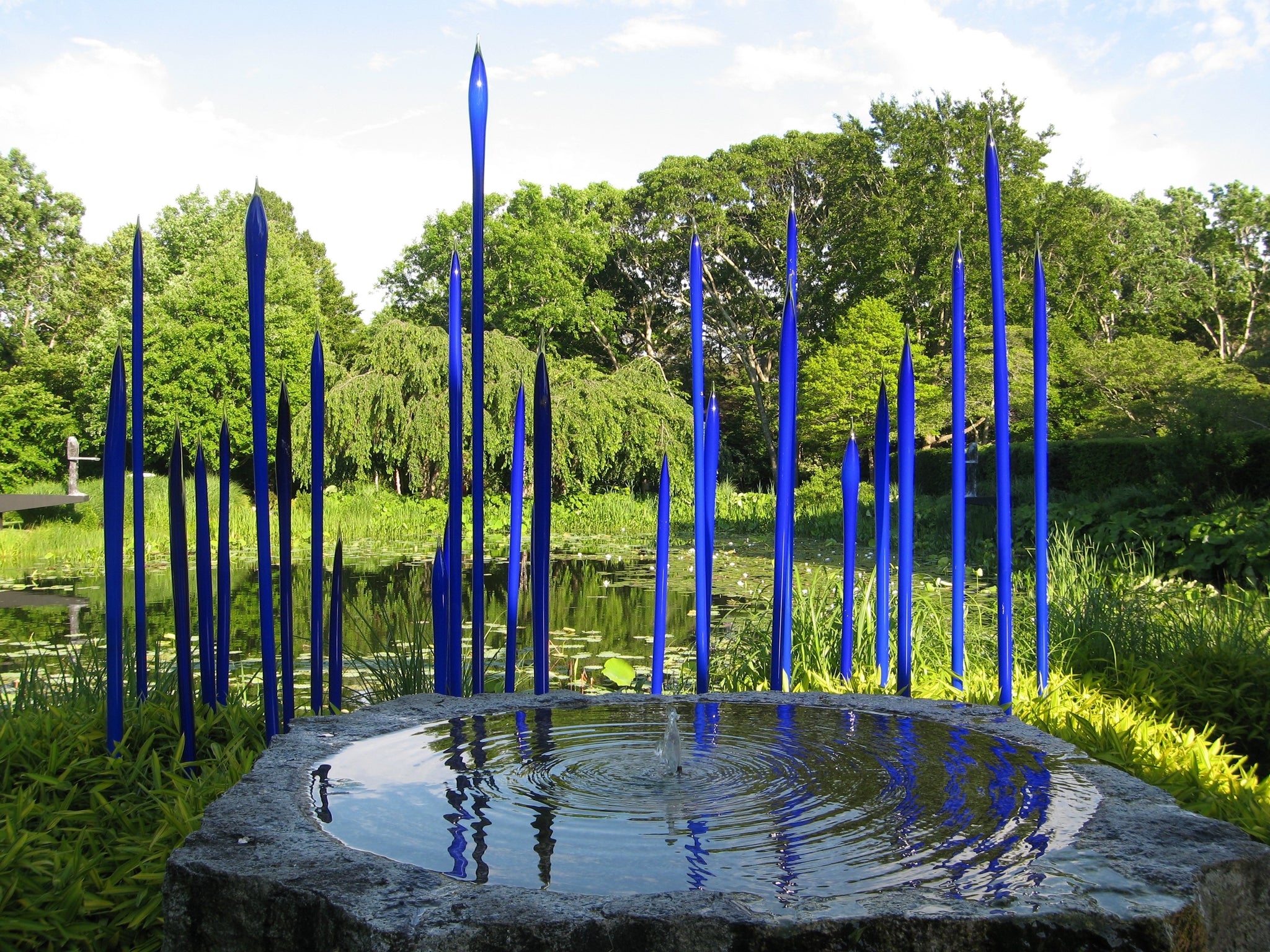 The Dale Chihuly Cobalt Reeds