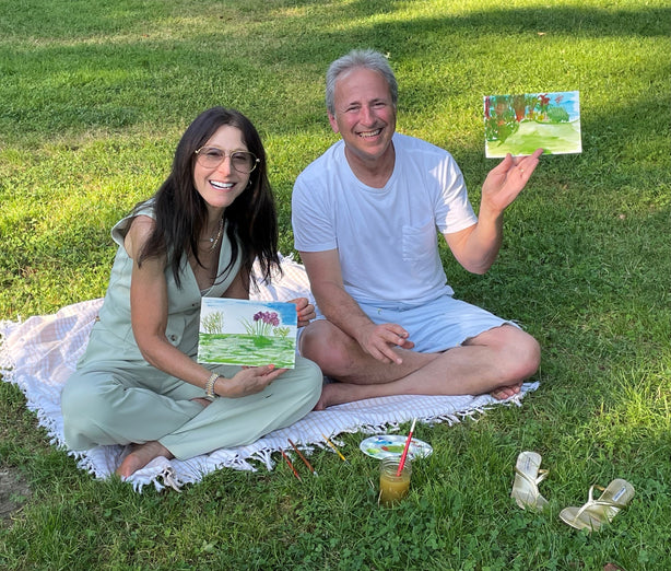 Evening Painting in the Gardens