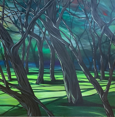 Acrylic Evenings in the Garden
