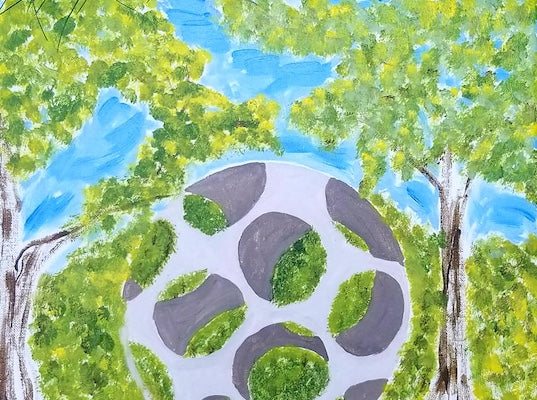 Acrylic Evenings in the Garden