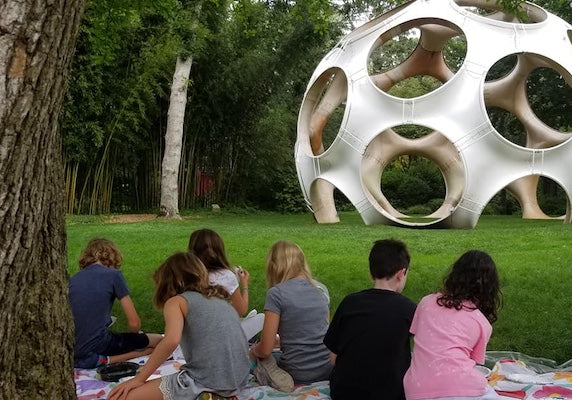 Children's Art in the Garden