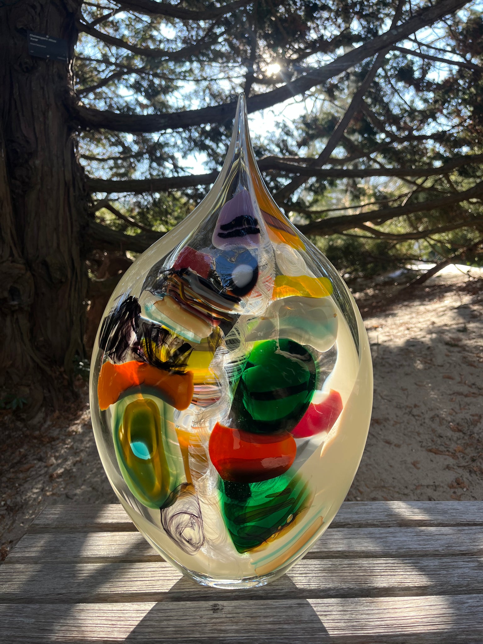Hokanson Dix Butterfly Blown Glass Sculpture