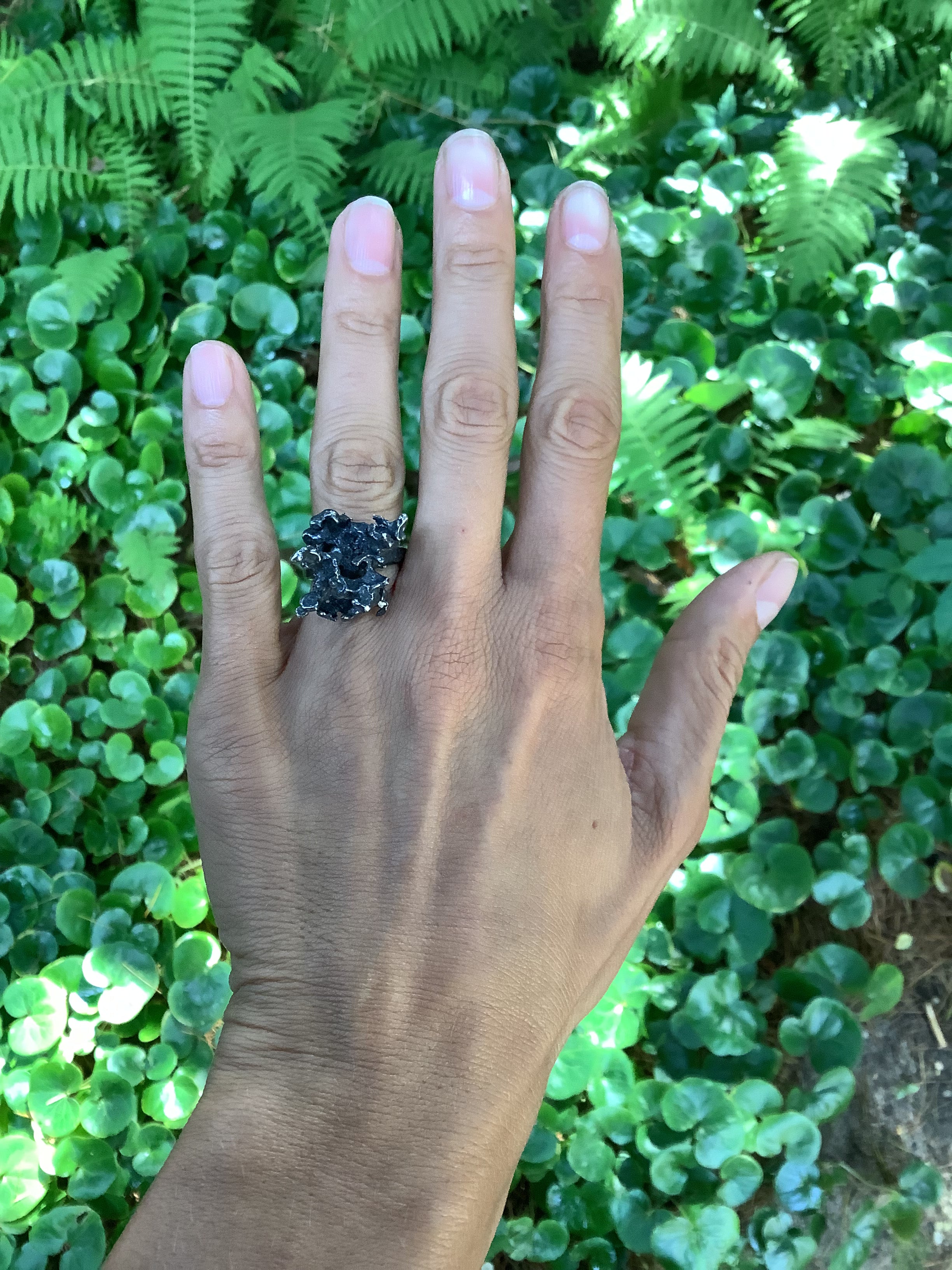 Antonella Fabri Corallo Ring Silver