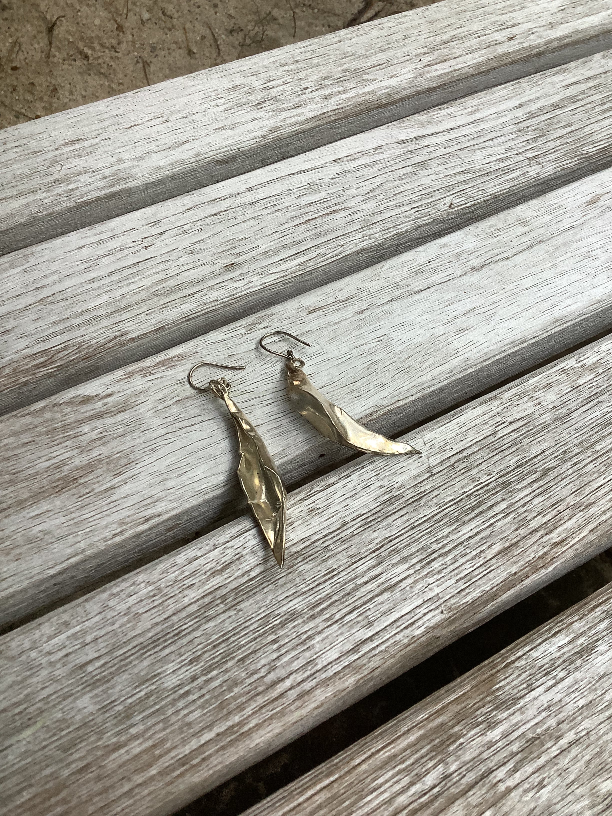 Antonella Fabri Foglie Earrings Silver