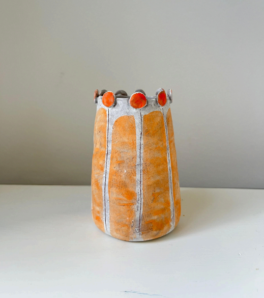 Liadain Smith Orange Mini Bud Vase 2
