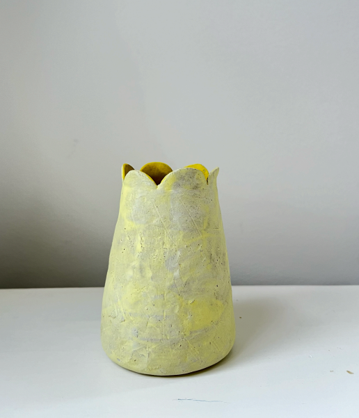 Liadain Smith Yellow Mini Bud Vase 3