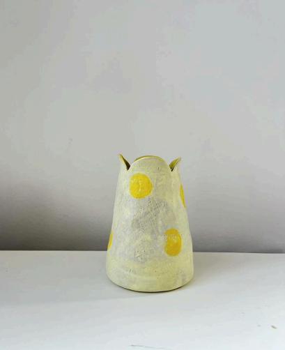 Liadain Smith Yellow Mini Bud Vase
