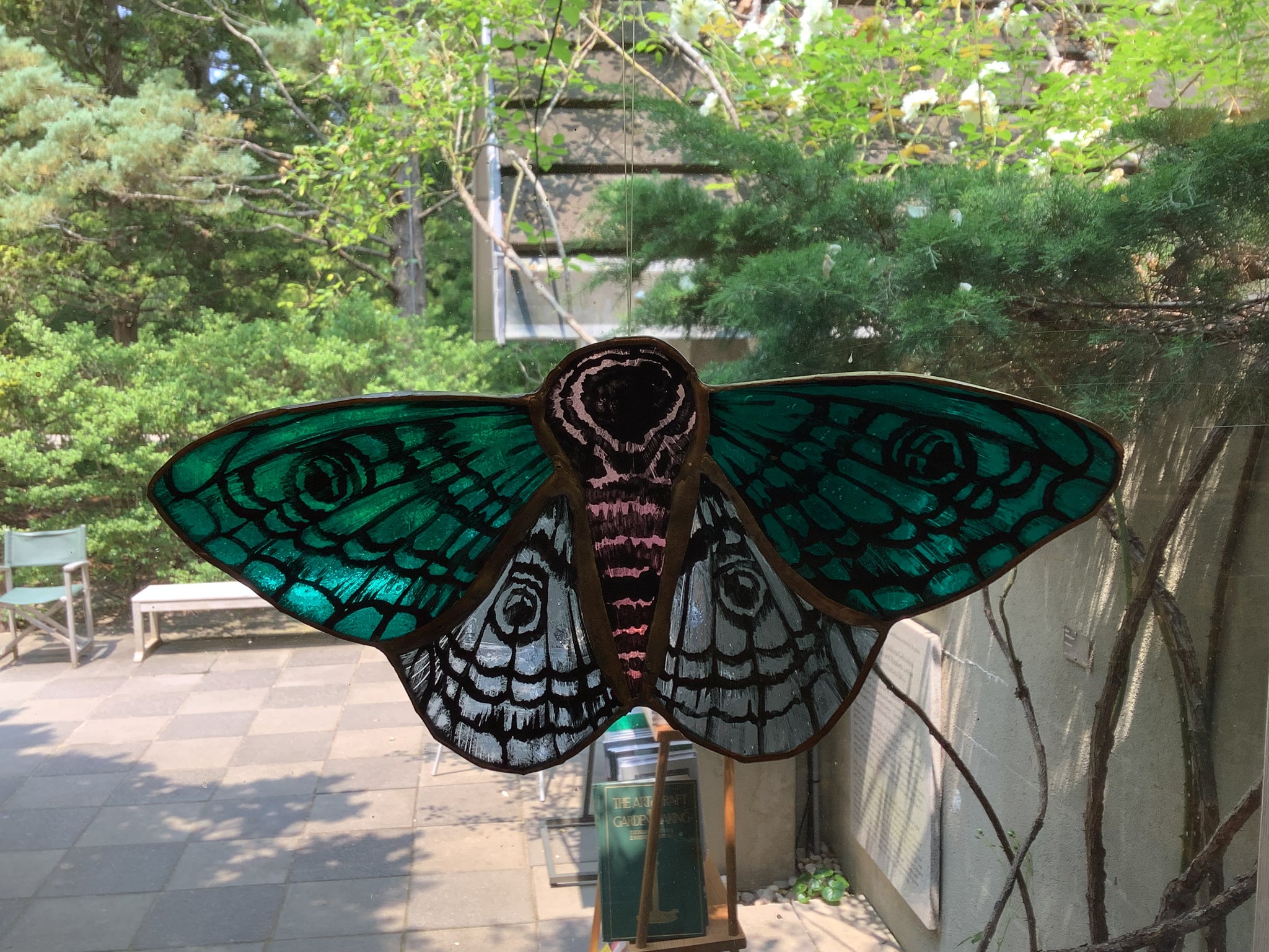 Kenna Mackay Glass Butterfly Window Charm