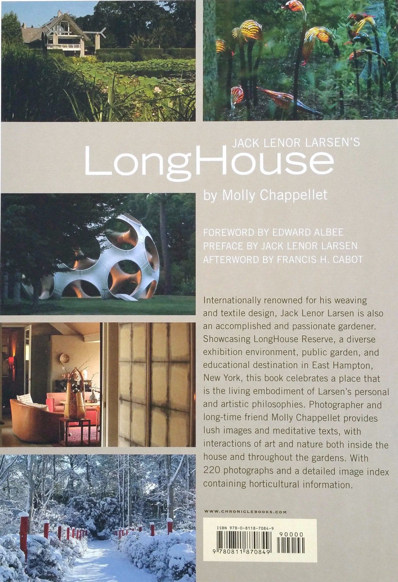 Jack Lenor Larsen's LongHouse by Molly Chappellet