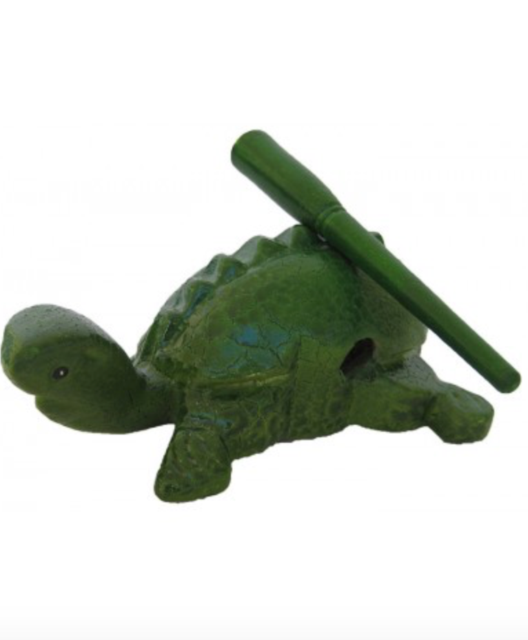 Hand Carved Turtle Instrument
