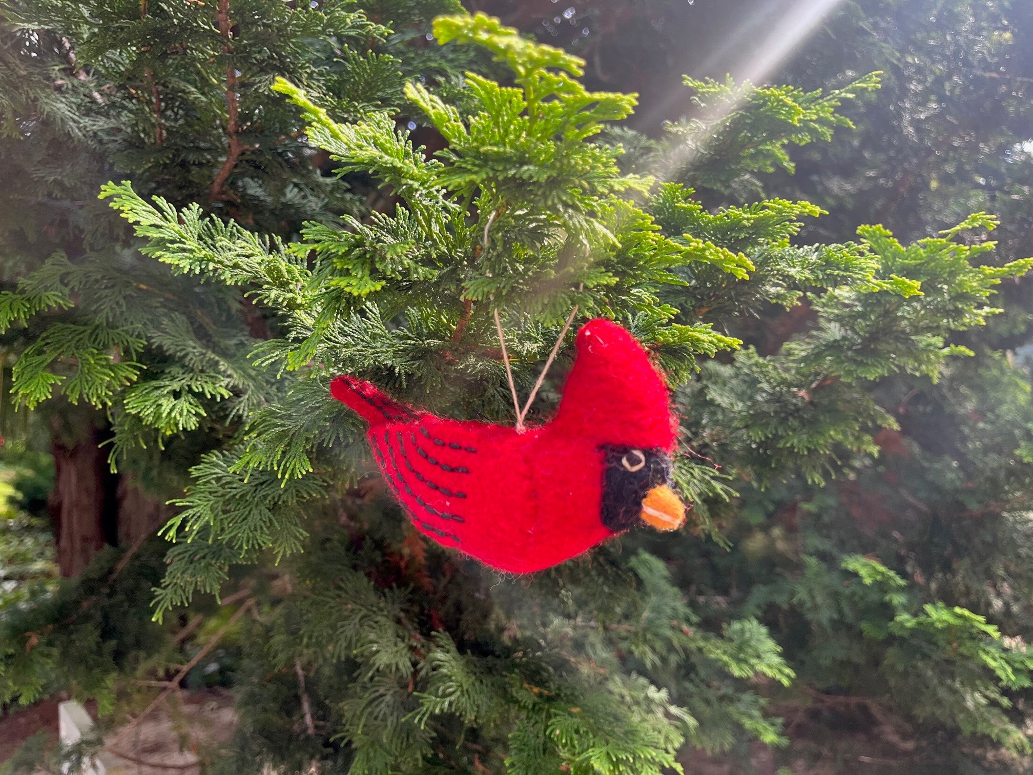 Felt bird Ornament